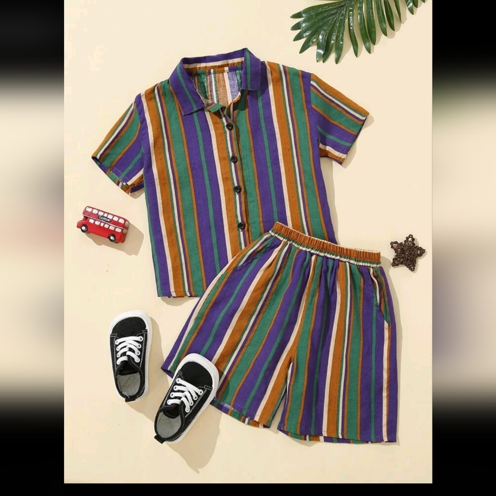 Shein Toddler Boys Two Piece Set
